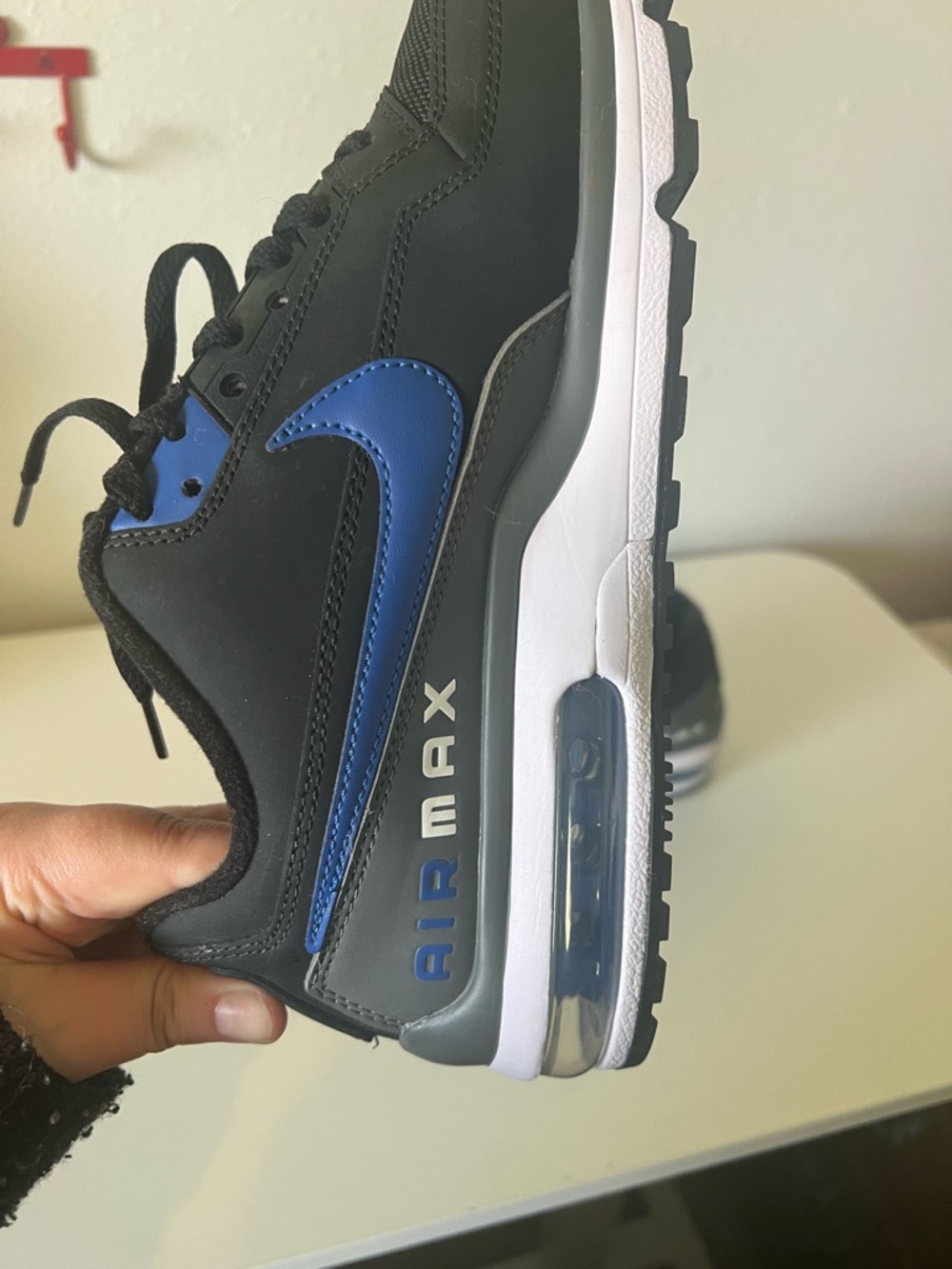 Nike Black AIR MAX LTD 3 Men's Sneaker with Blue Insole Accent NWOT - Picture 9 of 9